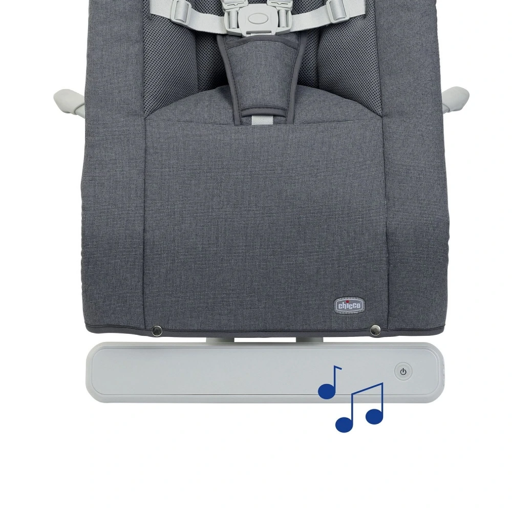 CHICCO Transat Bébé Rhythm'n'sound Slate Grey – Image 5