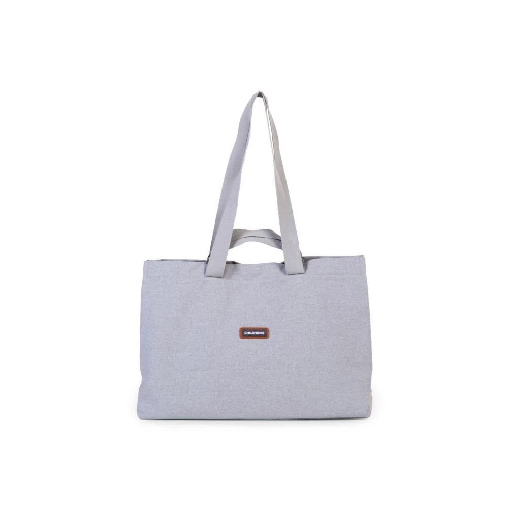 Childhome Sac à Langer Proud Grandpa En Toile Gris – Image 3