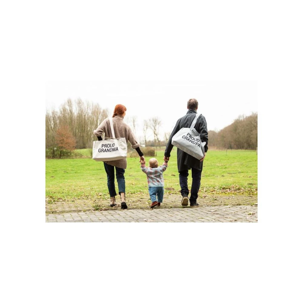 Childhome Sac à Langer Proud Grandma En Toile écru – Image 6