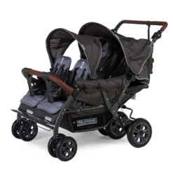 Childhome Poussette Quadruple Gris Anthracite