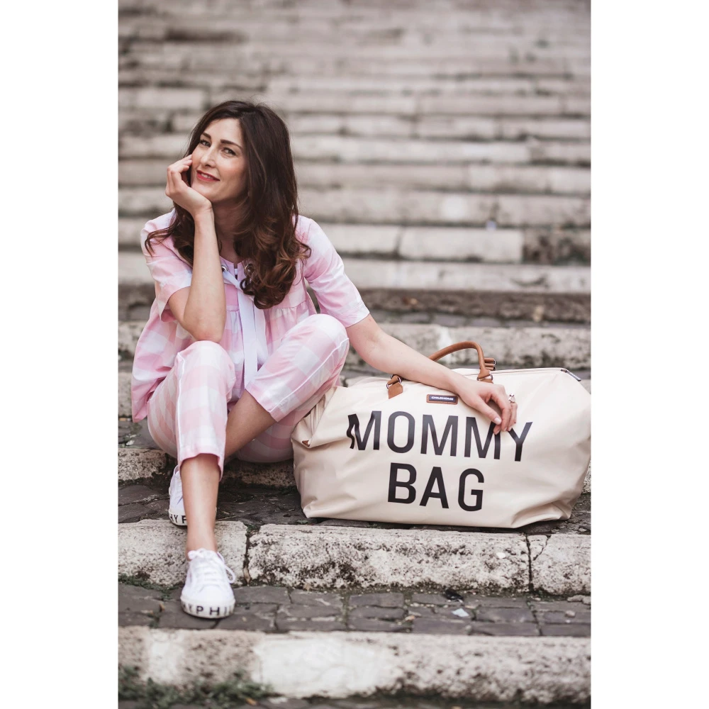 Childhome Sac à Langer Mommy Bag Blanc Cassé – Image 3