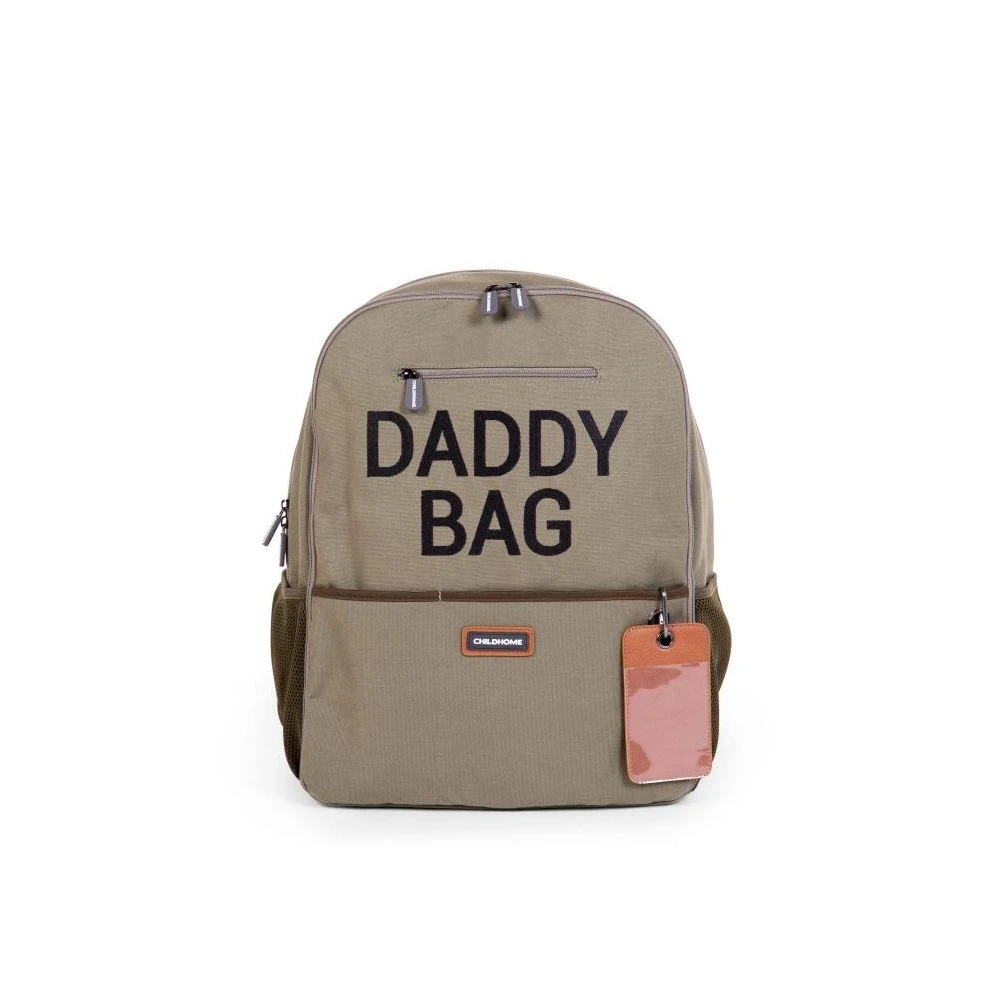 Childhome Sac à Dos à Langer Daddy Bag Canvas Kaki