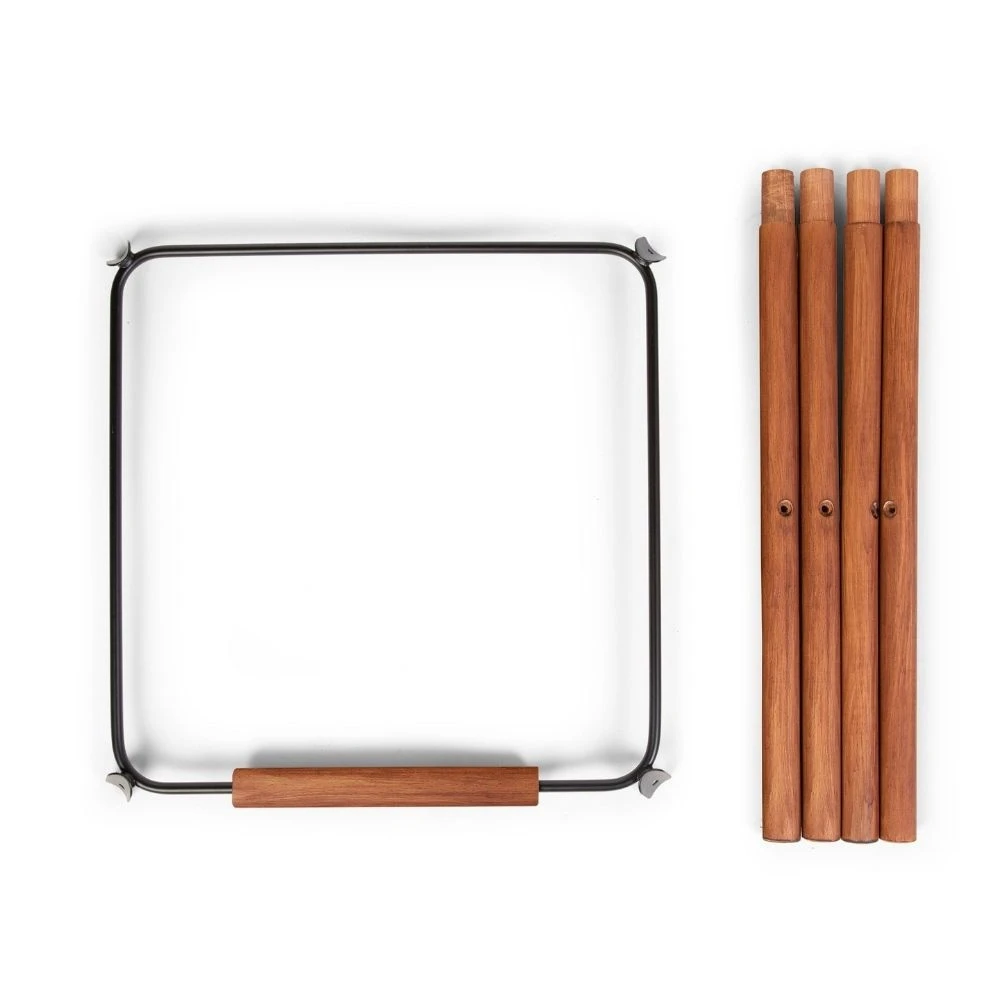 Childhome Evolu Extra Set De Pieds Longues + Repose Pieds Bois Foncé