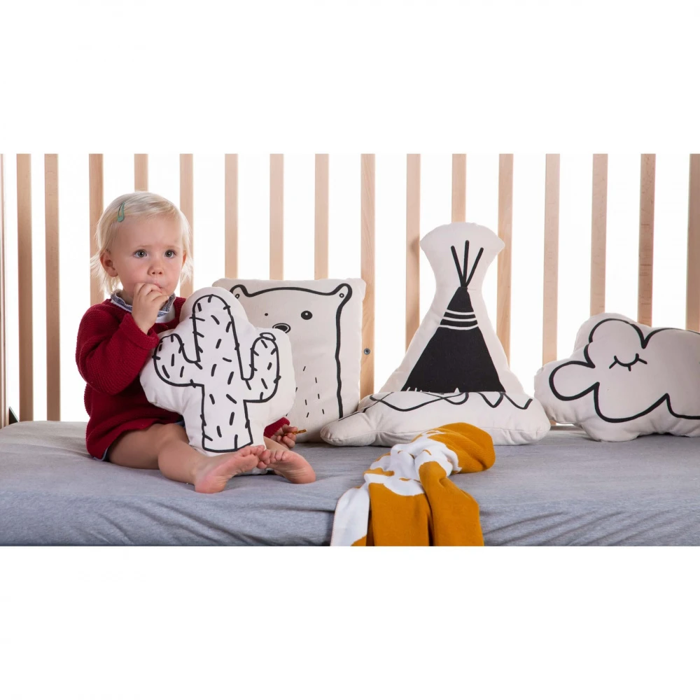 Childhome Coussin Canvas Nuage – Image 2