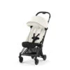 CYBEX Poussette Compacte Coya Châssis Matt Black Siège Blanc