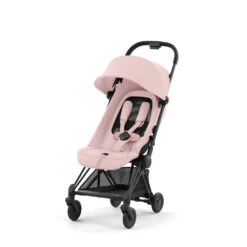 CYBEX Poussette Compacte Coya Châssis Matt Black Siège Rose