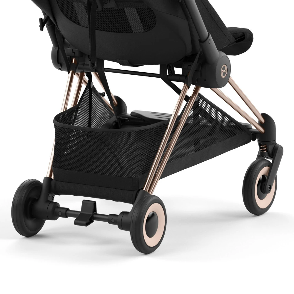 CYBEX Poussette Compacte Coya Châssis Chrome Brown Siège Noir – Image 7