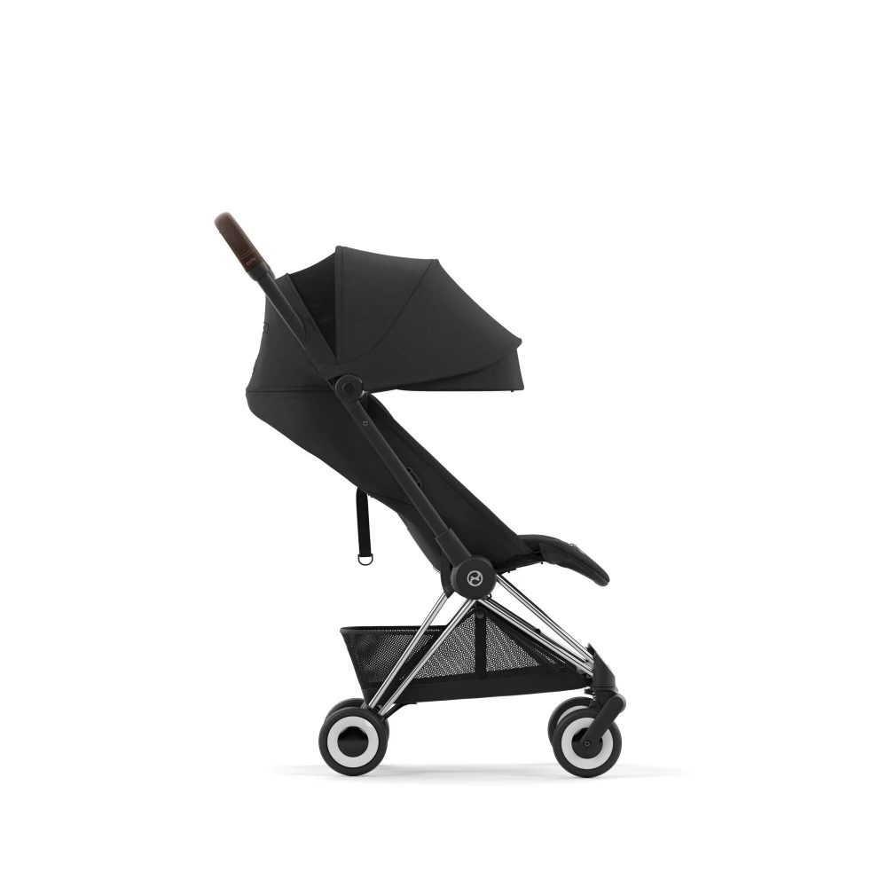 CYBEX Poussette Compacte Coya Châssis Chrome Brown Siège Noir – Image 9