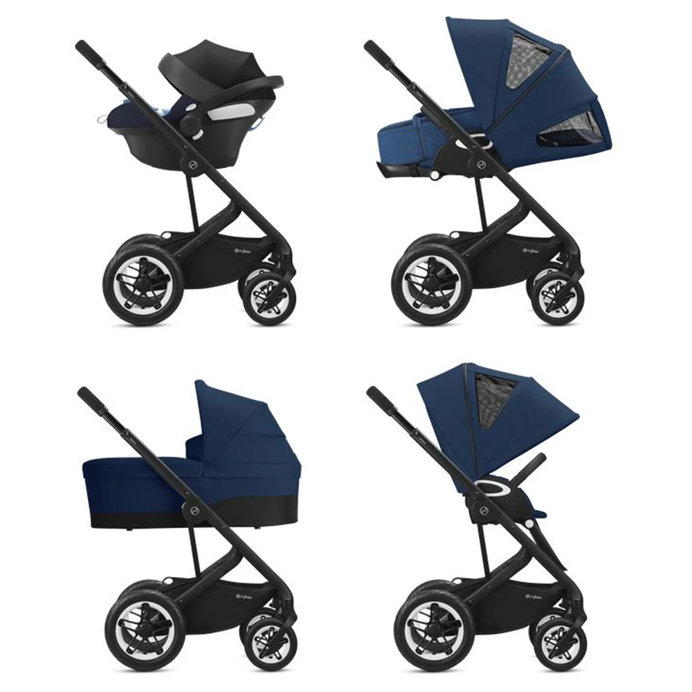 CYBEX Poussette 4 Roues Talos S Lux Black/classic Beige – Image 5