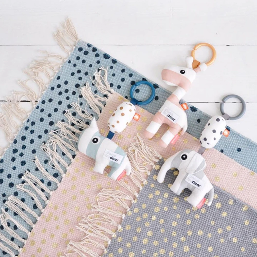 Done By Deer Tapis Chambre Enfant 90 X 120 Cm Or & Gris – Image 2