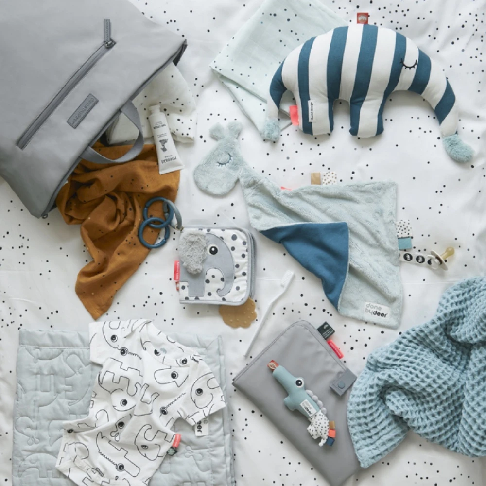 Done By Deer Lot De 2 Langes 70x70cm Dreamy Dots Mustard – Image 2