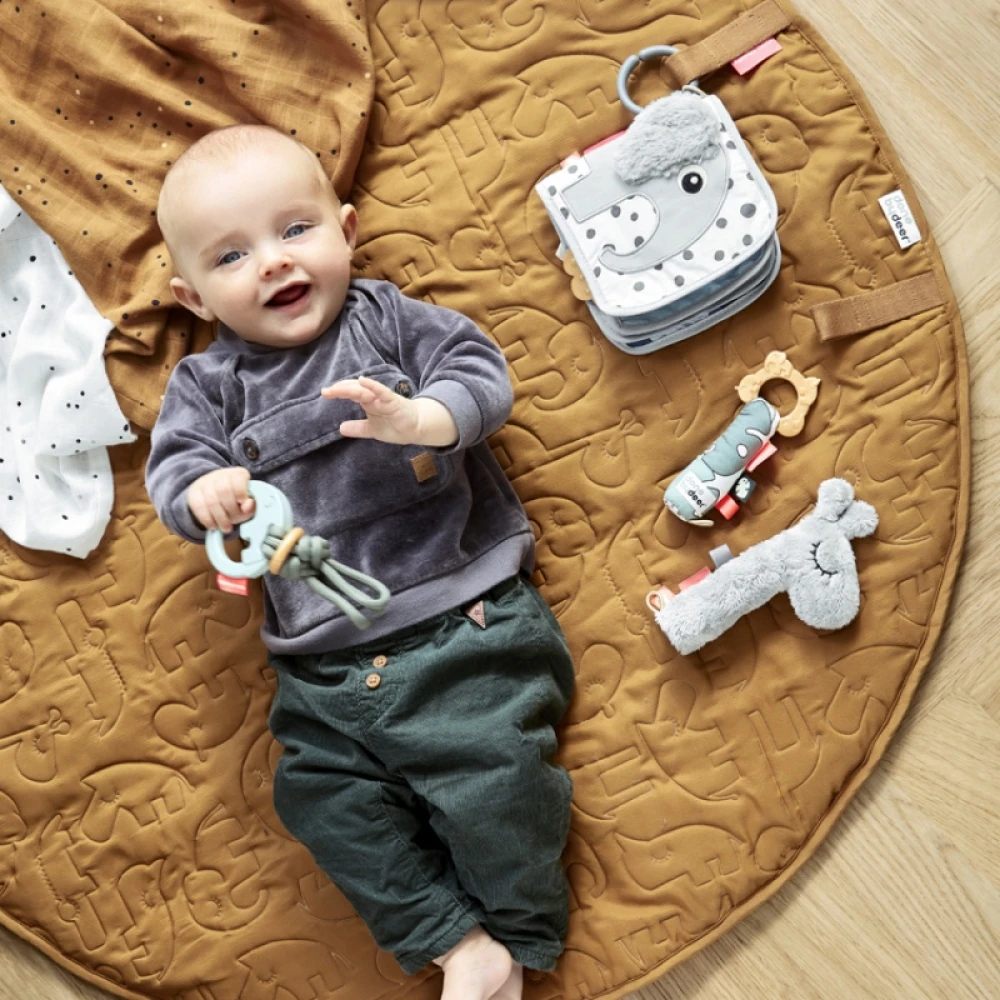 Done By Deer Lot De 2 Langes 70x70cm Dreamy Dots Mustard – Image 4