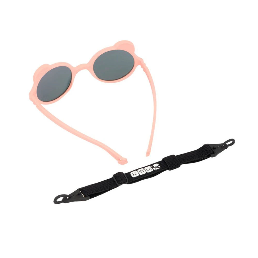 Lunettes De Soleil Bébé 1-2 Ans Ourson Rose Pêche – Image 5
