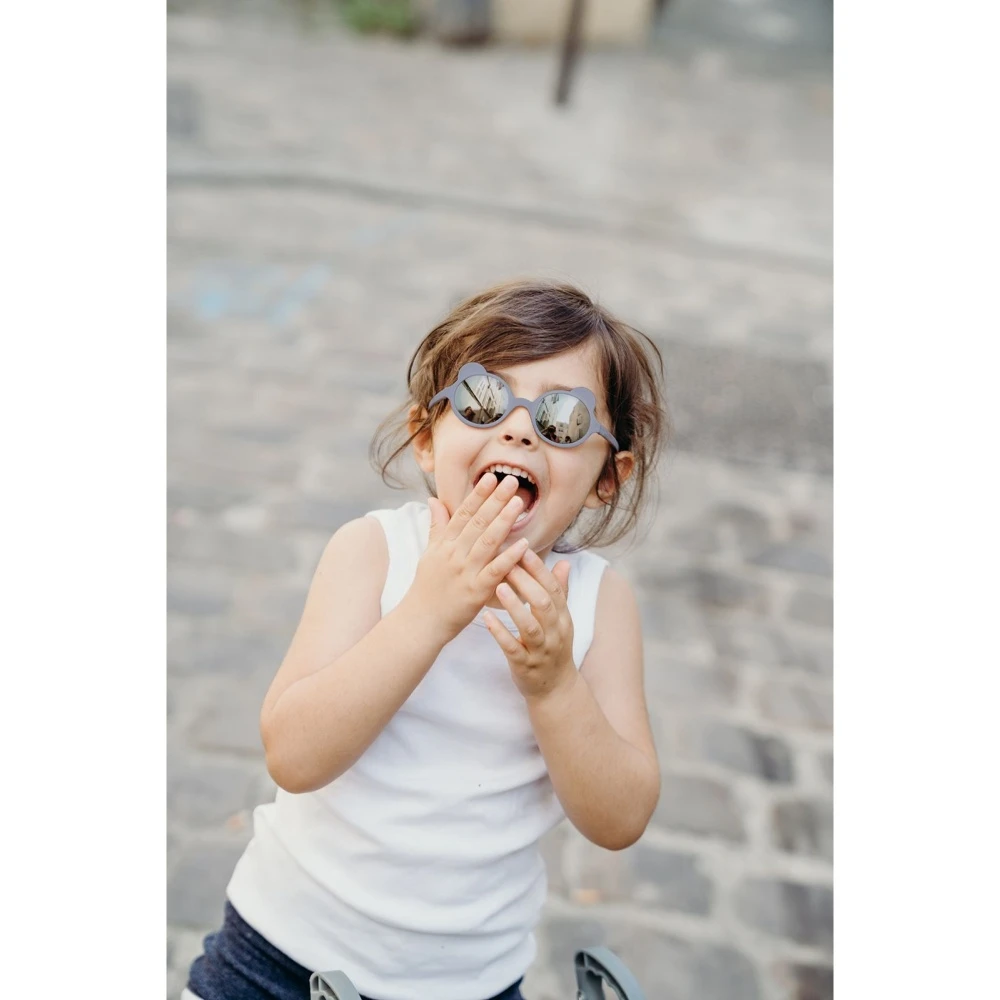 Lunettes De Soleil Enfant 2-4 Ans Ourson Bleu Argenté – Image 7