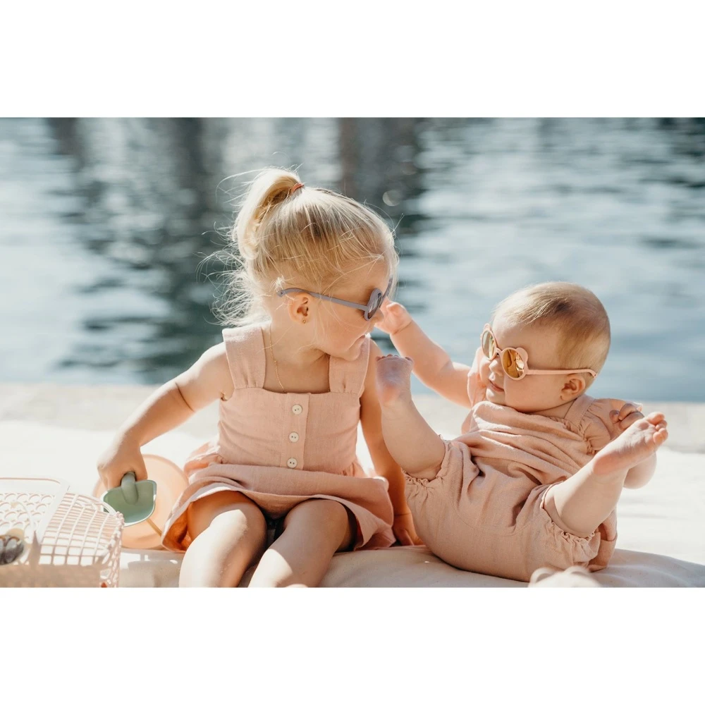Lunettes De Soleil Enfant 2-4 Ans Ourson Bleu Argenté – Image 8