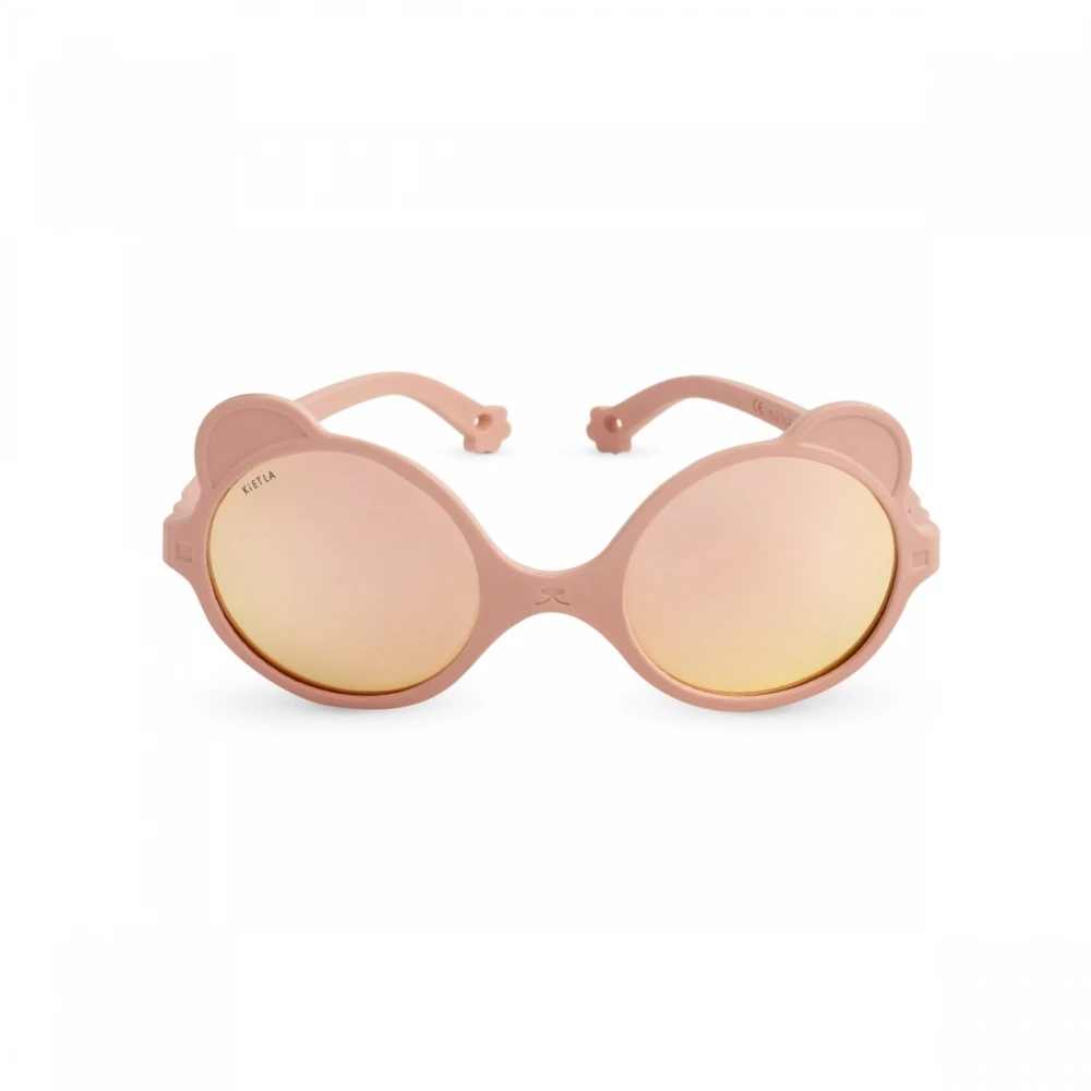 Lunettes De Soleil Bébé 0-1 Ans Ourson Rose Pêche – Image 3