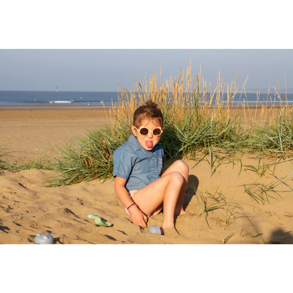 Lunettes De Soleil Bébé 0-1 Ans Ourson Rose Pêche – Image 5