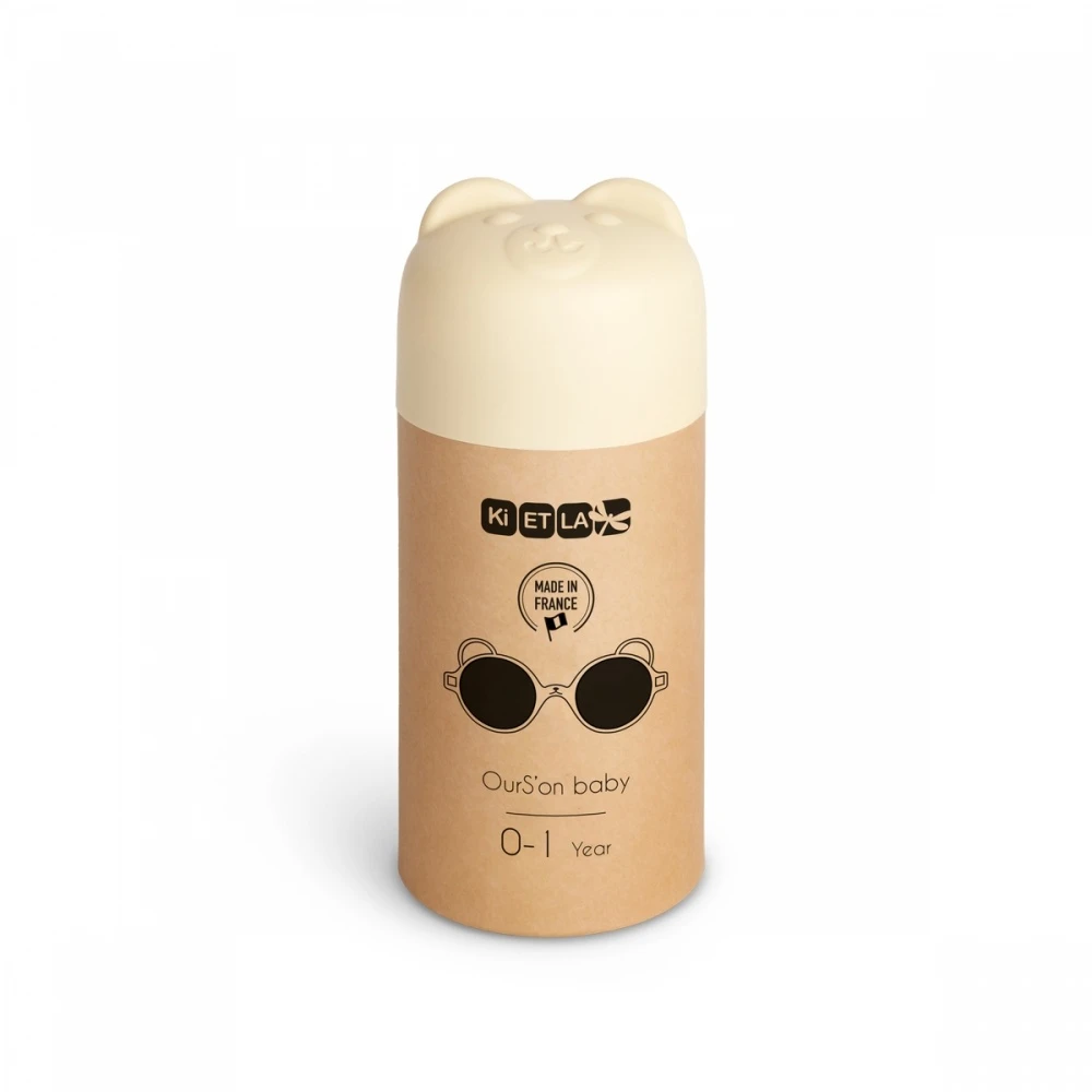 Lunettes De Soleil Bébé 0-1 Ans Ourson Crème – Image 3