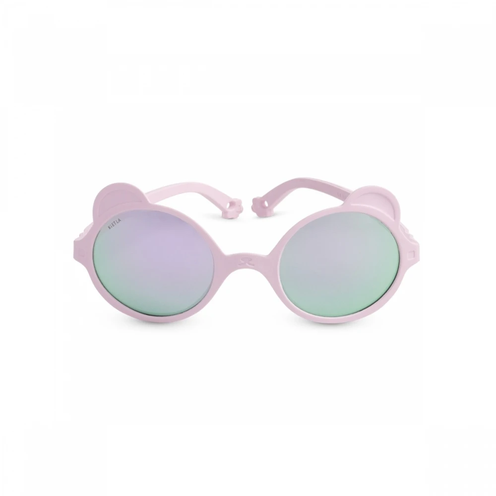 Lunettes De Soleil Bébé 1-2 Ans Ourson Rose Pâle – Image 2
