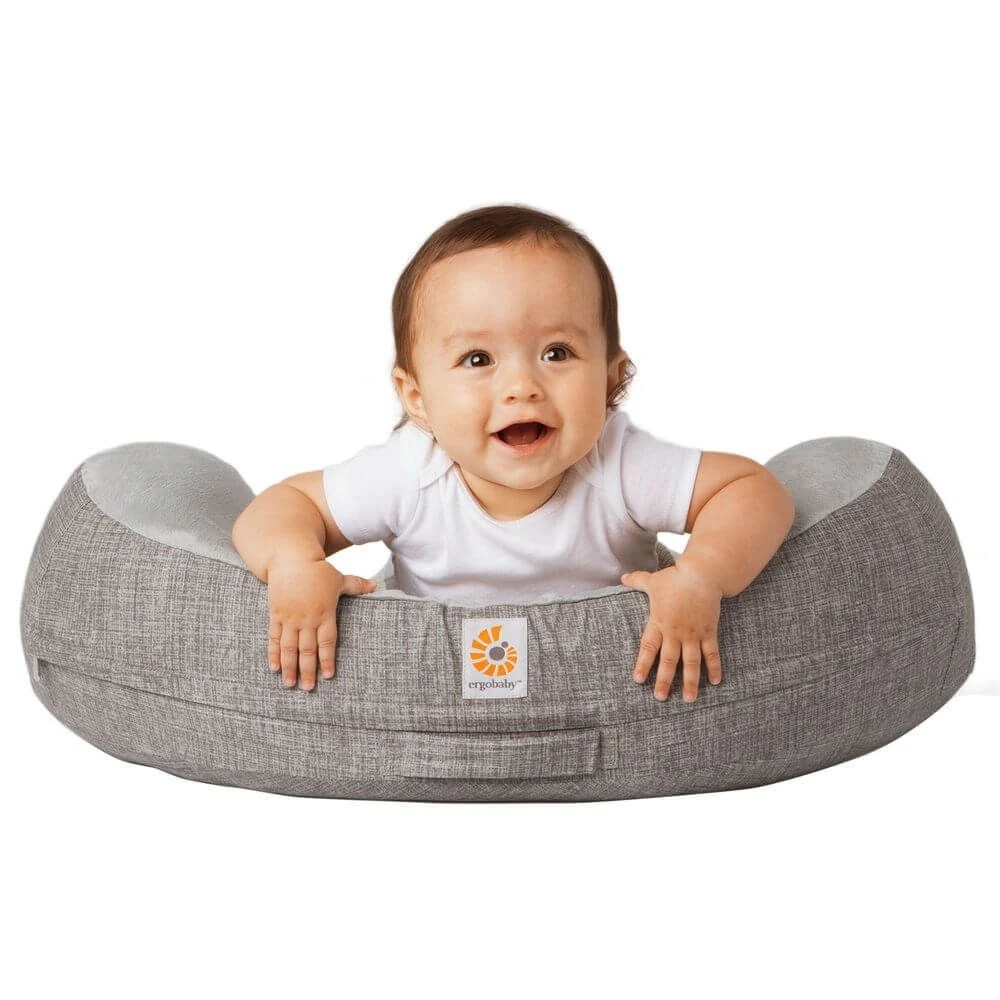 Ergobaby Coussin D'allaitement Gris Avec Sangle – Image 4