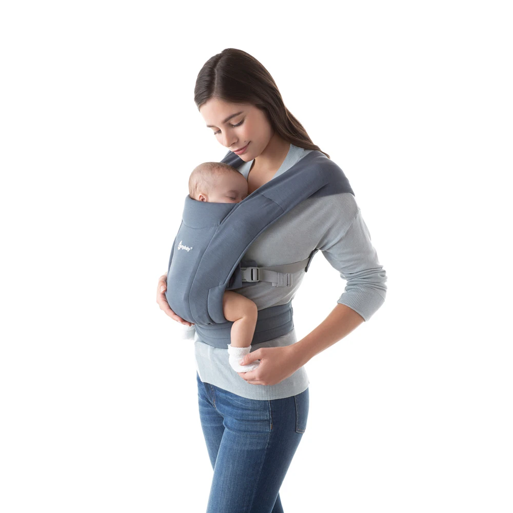 Ergobaby Porte-bébé Embrace Gris Bleu – Image 2