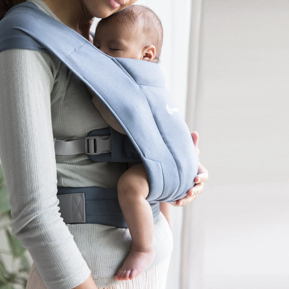 Ergobaby Porte-bébé Embrace Gris Bleu – Image 13