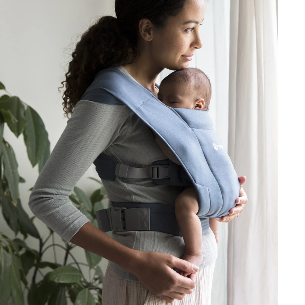 Ergobaby Porte-bébé Embrace Gris Bleu – Image 15