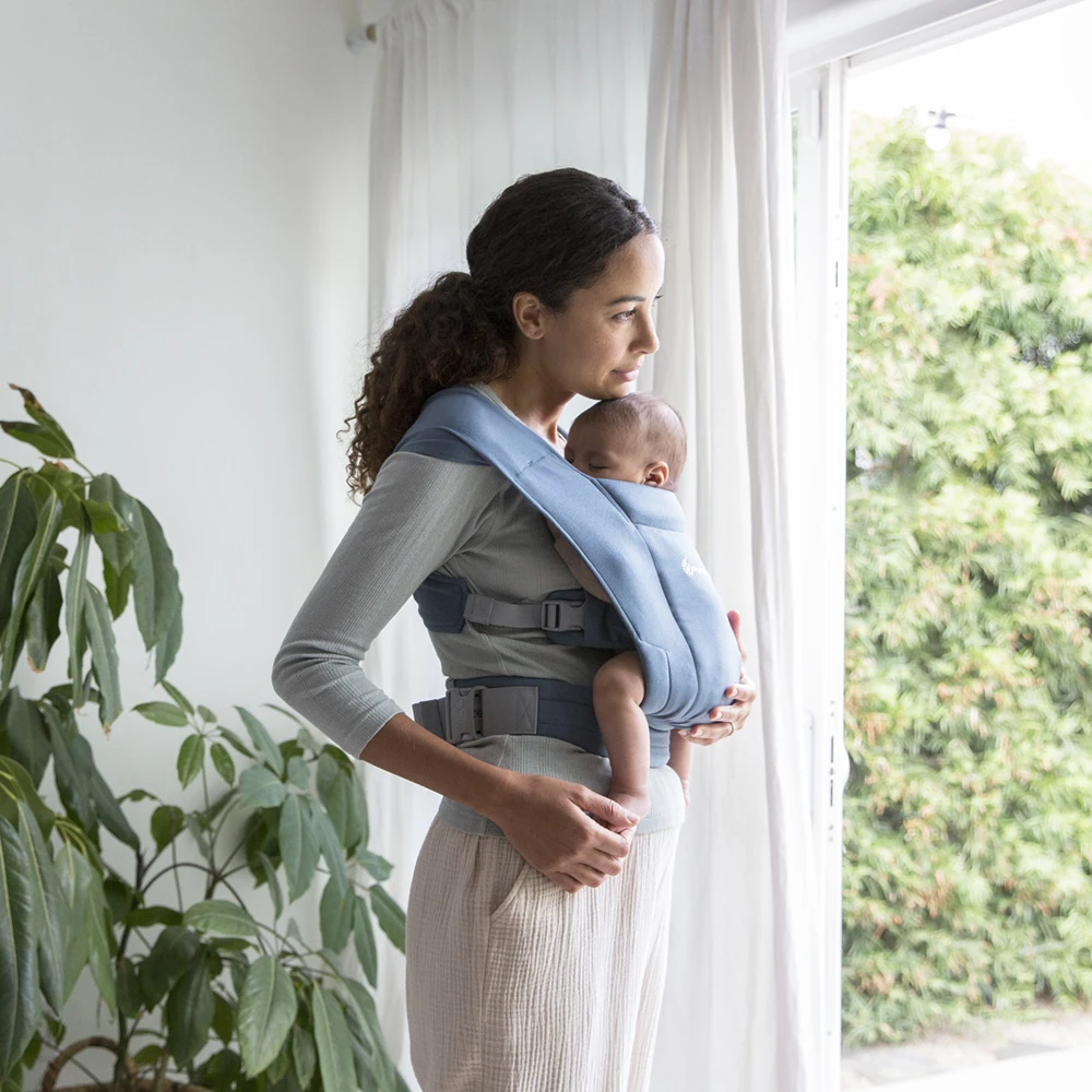 Ergobaby Porte-bébé Embrace Gris Bleu – Image 16