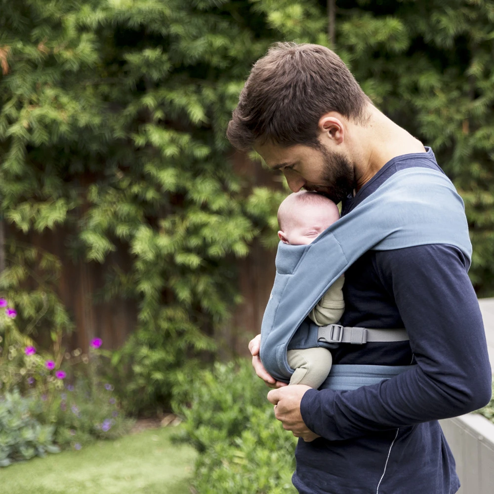 Ergobaby Porte-bébé Embrace Gris Bleu – Image 17