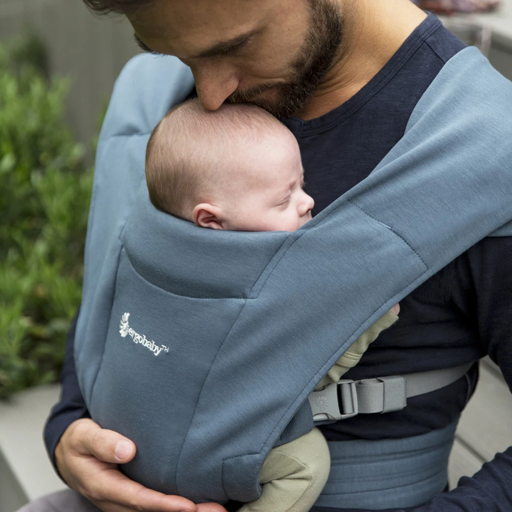 Ergobaby Porte-bébé Embrace Gris Bleu – Image 20