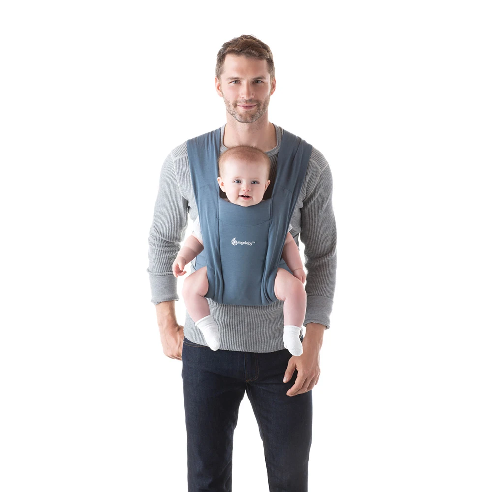 Ergobaby Porte-bébé Embrace Gris Bleu – Image 3