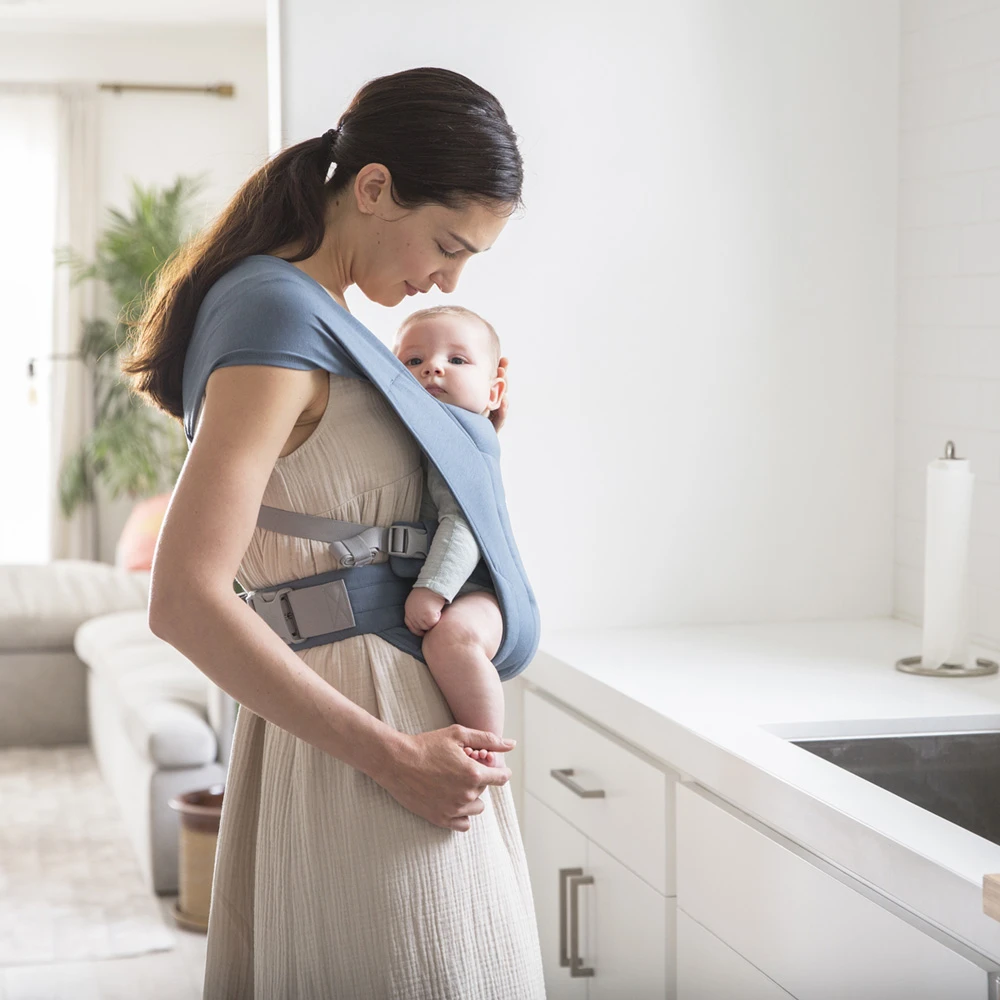 Ergobaby Porte-bébé Embrace Gris Bleu – Image 10