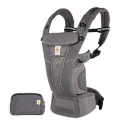 Ergobaby Porte Bébé Omni Breeze Gris Anthracite