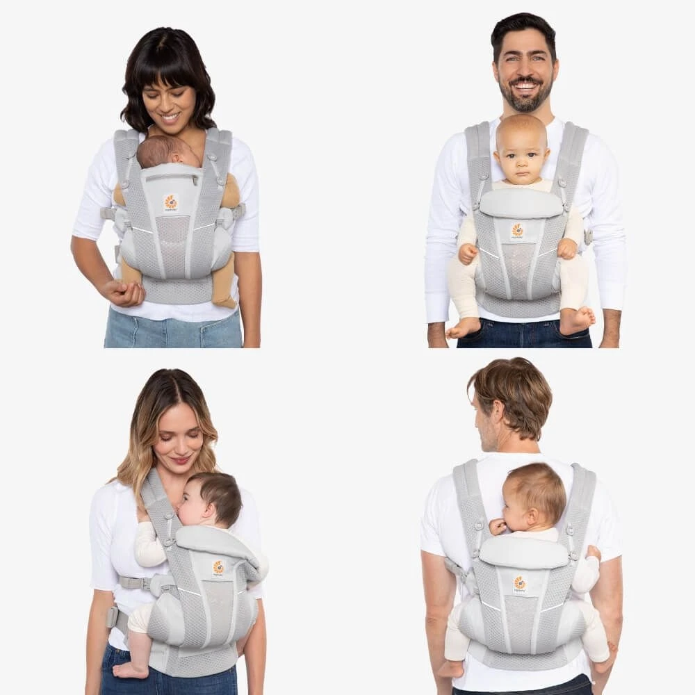 Ergobaby Porte Bébé Omni Breeze Quartz Rose – Image 4
