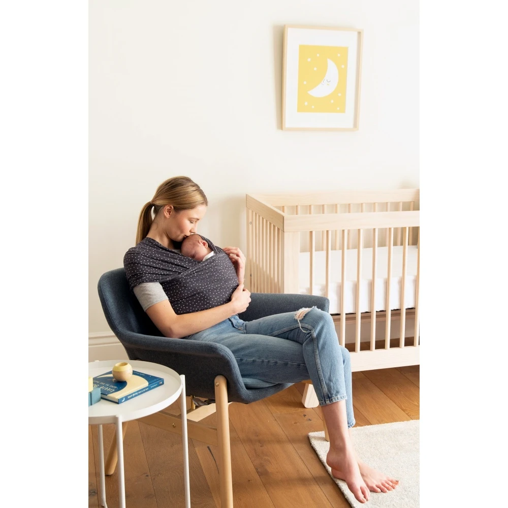 Ergobaby Écharpe De Portage Aura - Gris Foncé étoilé – Image 2