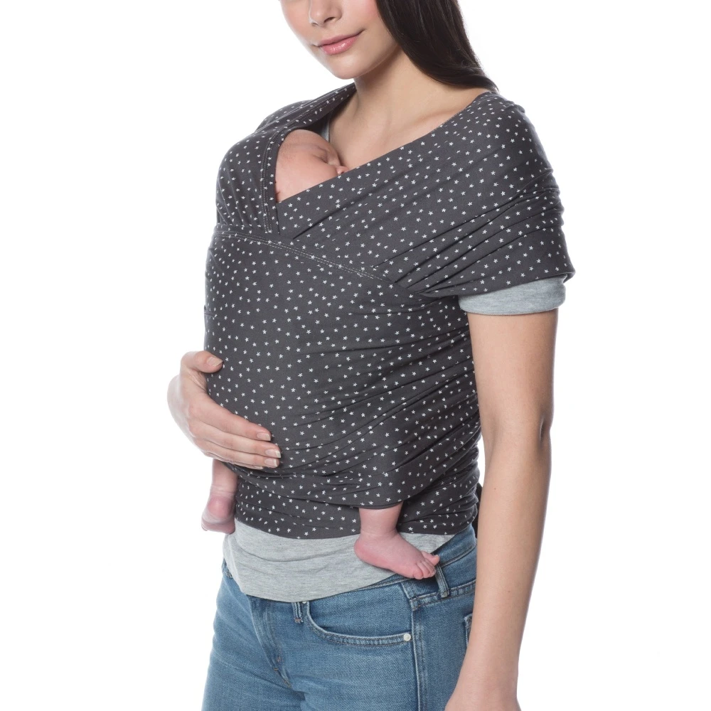 Ergobaby Écharpe De Portage Aura - Gris Foncé étoilé – Image 4