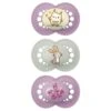 MAM Lot De 3 Sucettes 18 Mois+ Original Rose Aléatoire