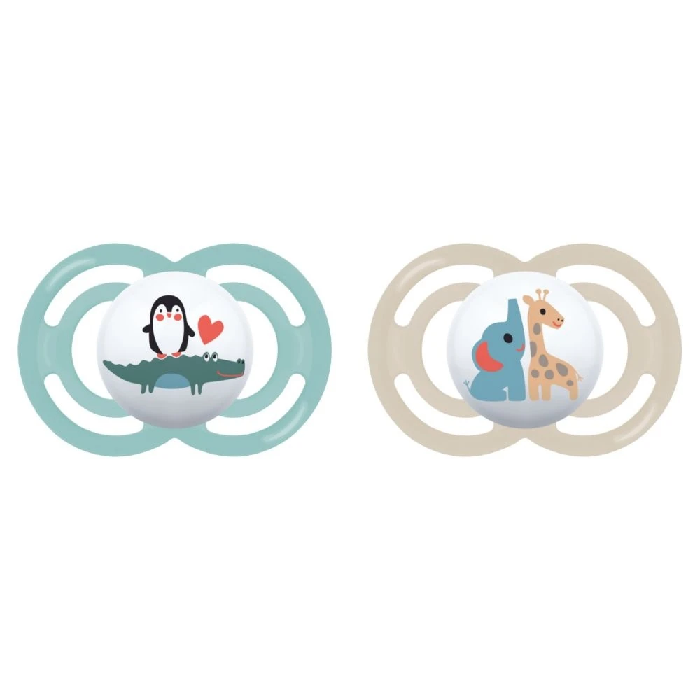 MAM Lot De 2 Sucettes 6 Mois+ Perfect Animaux Aléatoire – Image 4