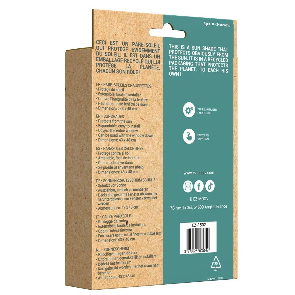 Lot De 2 Chaussettes Pare-soleil Ezi Sun Socks – Image 7