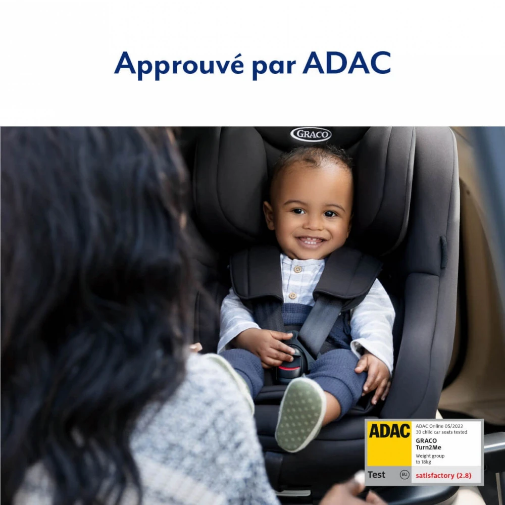Graco Siège Auto Pivotant Isofix Turn2me Black – Image 3