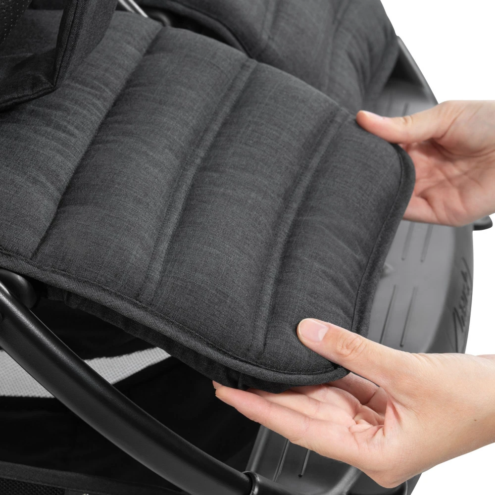 HAUCK Poussette Double Uptown Duo Melange Black – Image 7