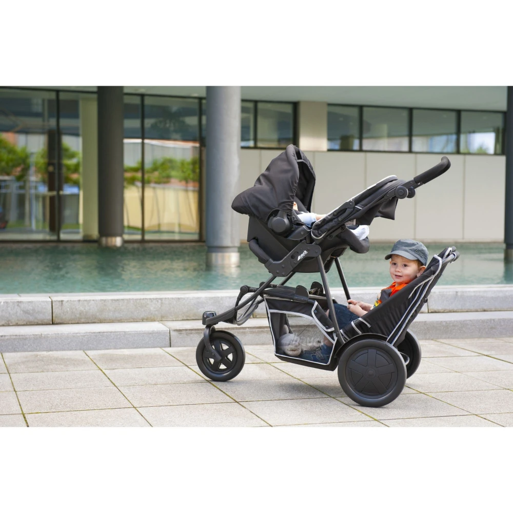 HAUCK Poussette Double Freerider Sh12 Black – Image 10