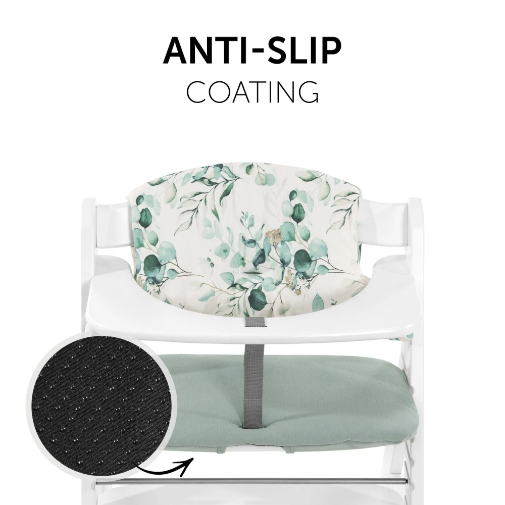 HAUCK Coussin De Chaise Haute Select Jersey Leaves Mint – Image 5