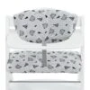 HAUCK Coussin De Chaise Haute Deluxe Nordic Grey