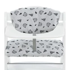 HAUCK Coussin De Chaise Haute Deluxe Nordic Grey