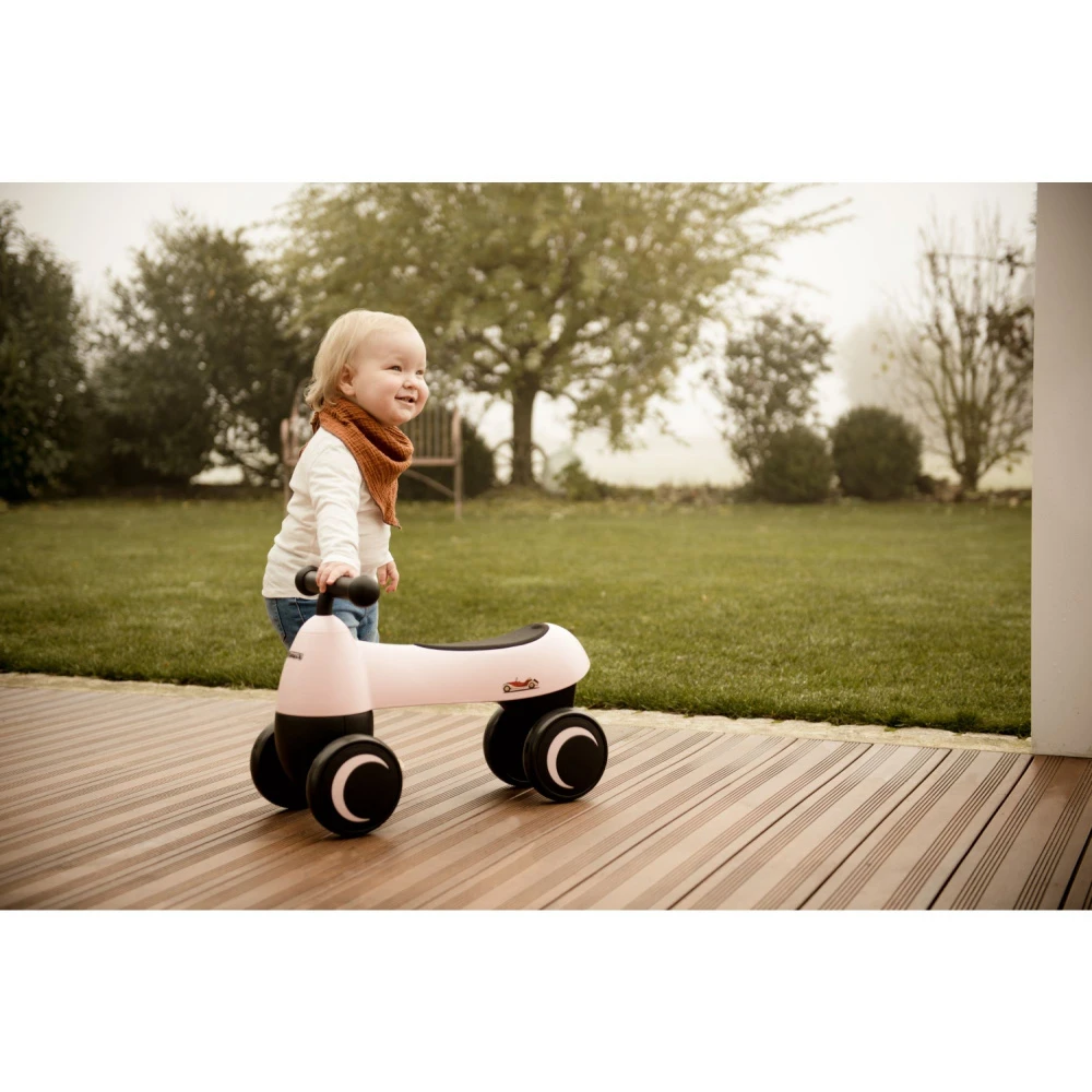 HAUCK Porteur Bébé 1st Ride 4 Roues Matt Pink – Image 6