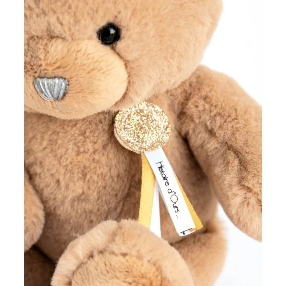 Peluche Bébé Ours Charms Marron Clair 24 Cm – Image 4