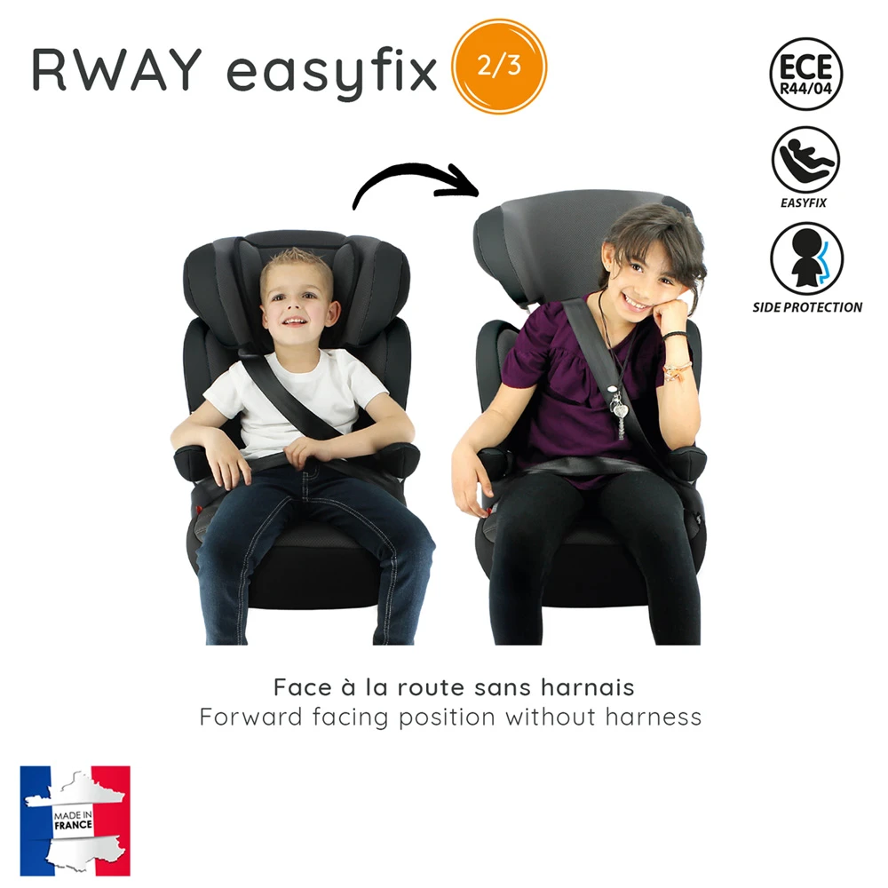 Siège Auto Rway Easyfix Luxe Gris - Groupe 2/3 – Image 6