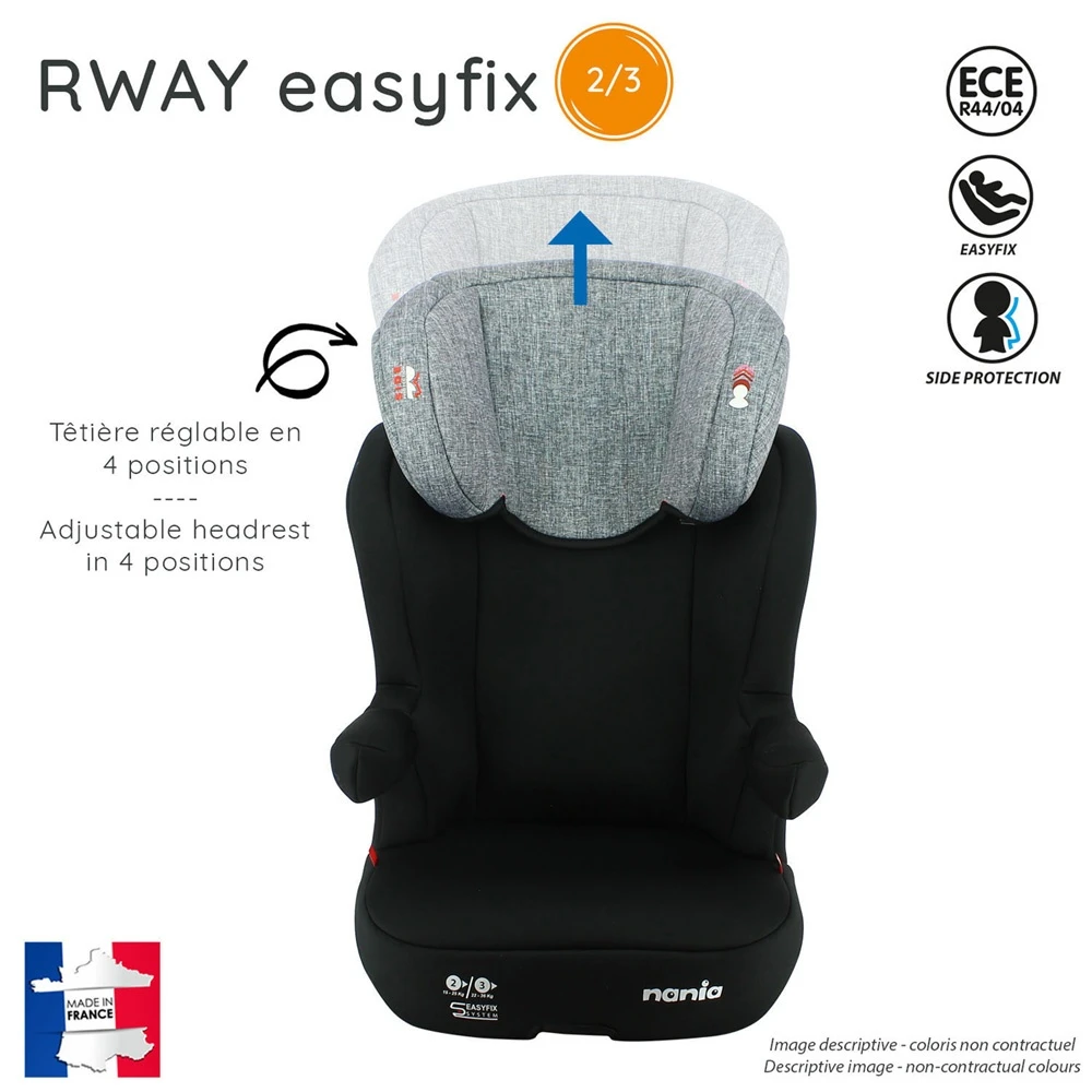 Siège Auto Rway Easyfix Luxe Bleu - Groupe 2/3 – Image 4