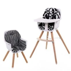 Chaise Haute évolutive Paulette Geometric